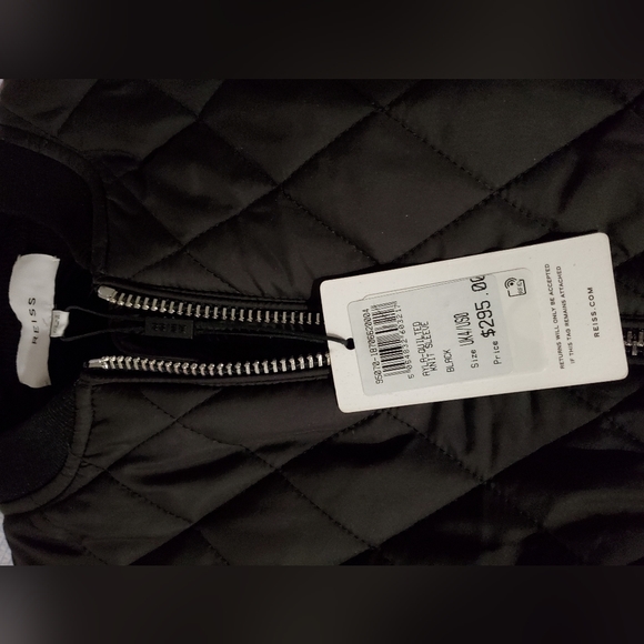 Reiss Ayla Quilted Jacket Jumper, US 0 / UK 4, NWT - Picture 5 of 5